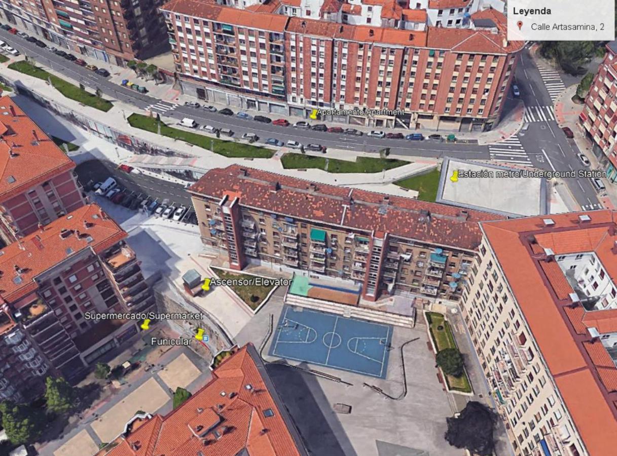 Calida Vivienda Turistica Centrica Junto Al Funicular Y Metro Apartment Bilbao Luaran gambar